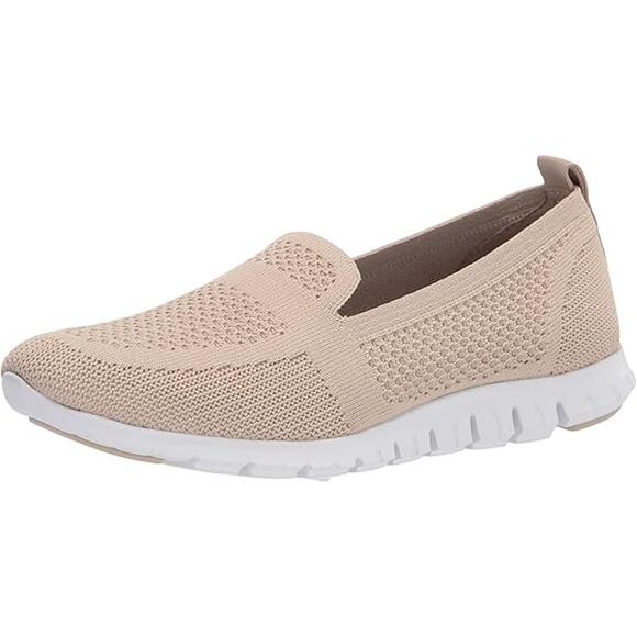 Women's Cream Slip-On Sneakers - Picture 1 of 7